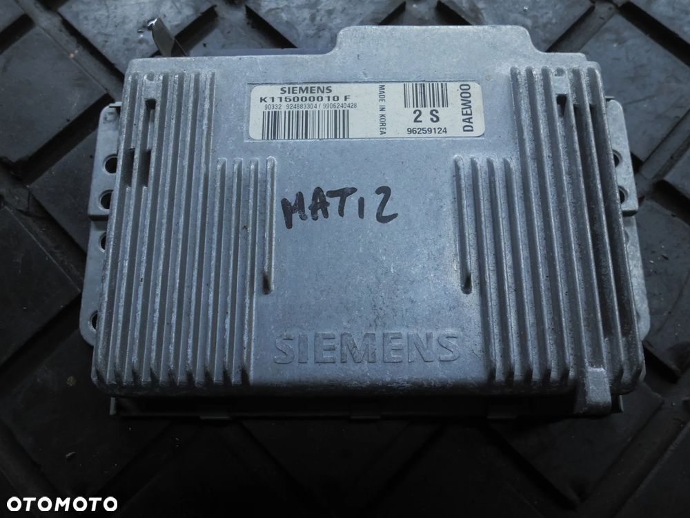 STEROWNIK SILNIKA 96259124 DAEWOO MATIZ 0.8 POSIADAM 3 SZTUKI - 1