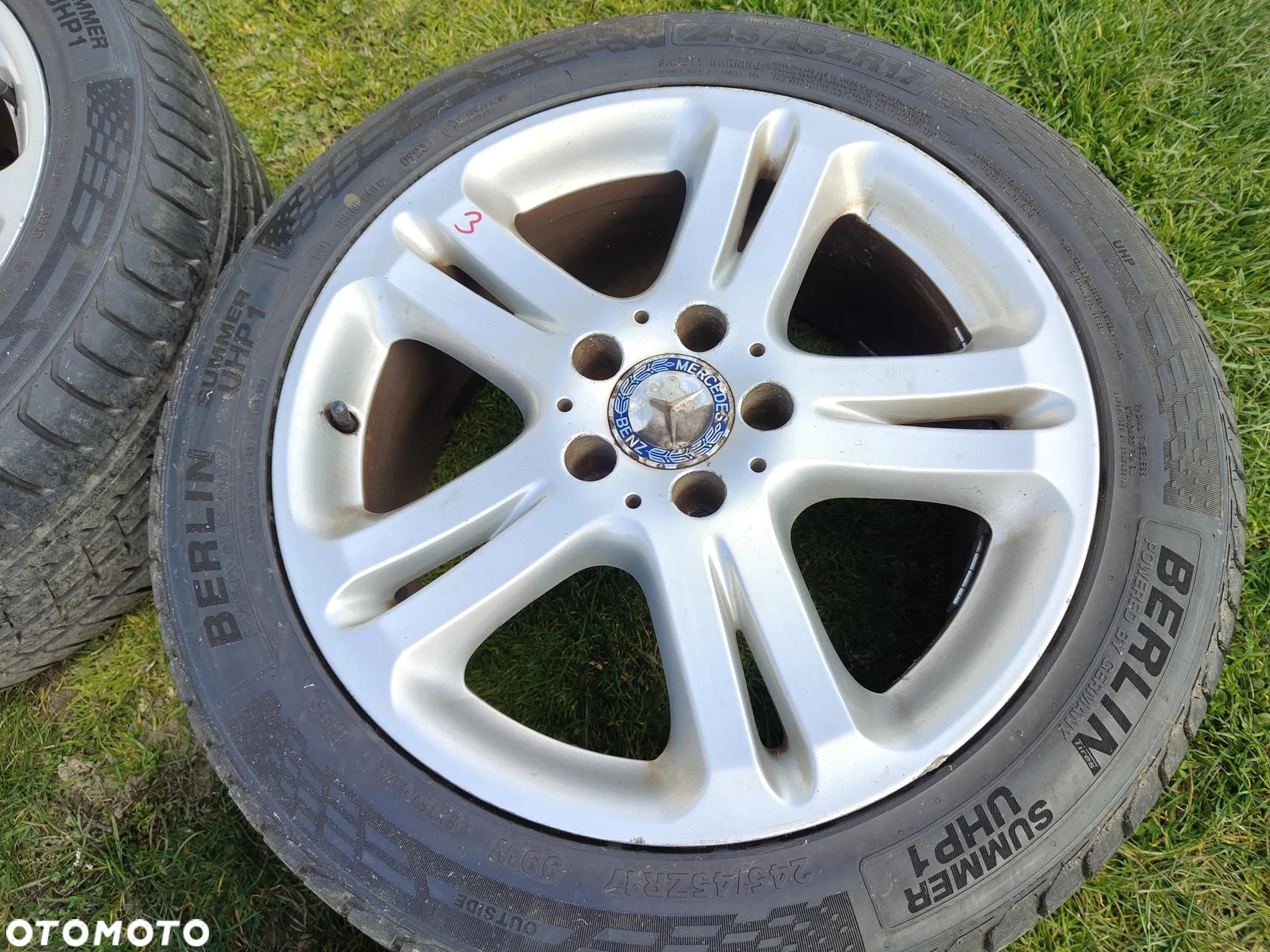 MERCEDES W211 LIFT KOŁA Felgi Aluminiowe Opony letnie 5X112 17 Avantgarde Oryginał - 13
