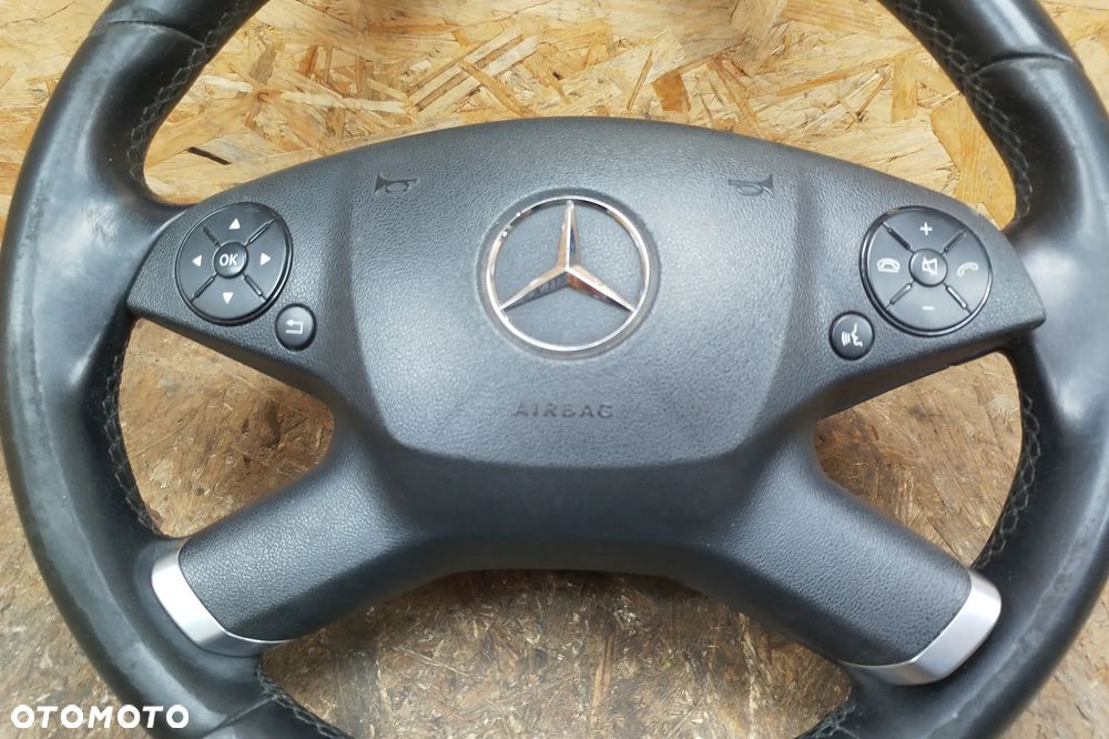 kierownica SKÓRA CZARNA multi z poduszką do MERCEDES W212  09-E-klasa - 3
