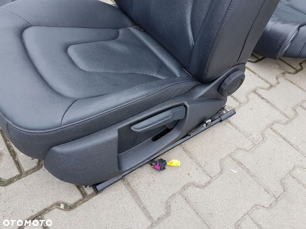 AUDI A4 B8 08-11r SEDAN FOTELE SKÓRZANE KANAPA - 6