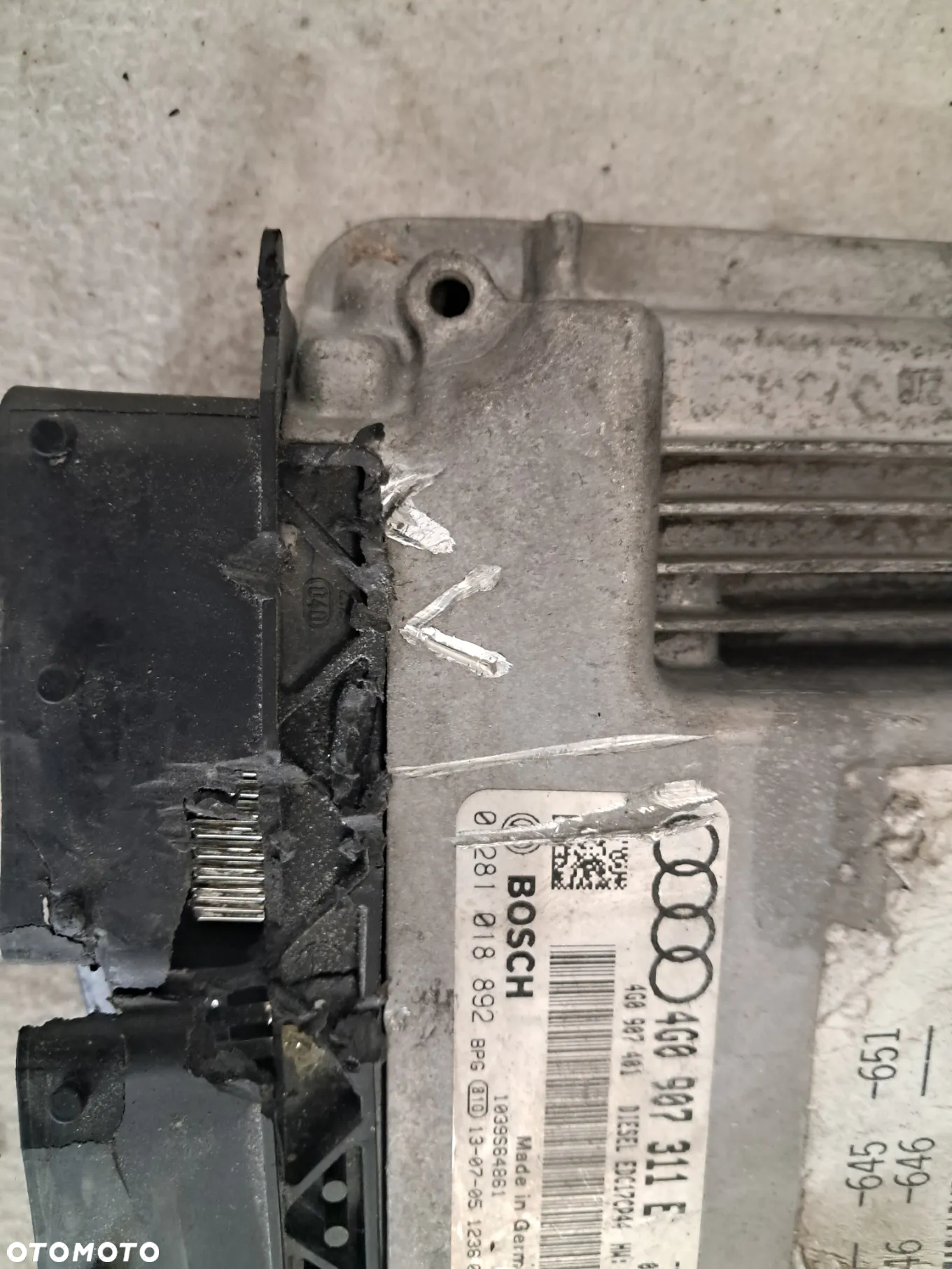 Komputer Sterownik Silnika A6 C7 A7 3.0TDI 4G0907311E Uszkodzony - 4
