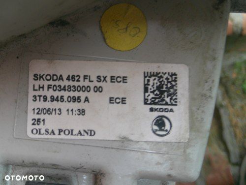 LAMPA LEWA TYŁ SKODA SUPERB 2 II 3T9 KOMBI LIFT LED 13-15 3T9945095A - 5