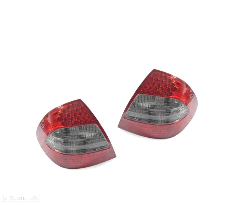 FAROLINS LED PARA MERCEDES CLASSE E W211 02-06 VERMELHO CINZENTO - 3