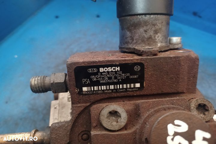 Pompa inalta presiune 1.6HDI 0445010102 9683703780A Peugeot Partner O - 3