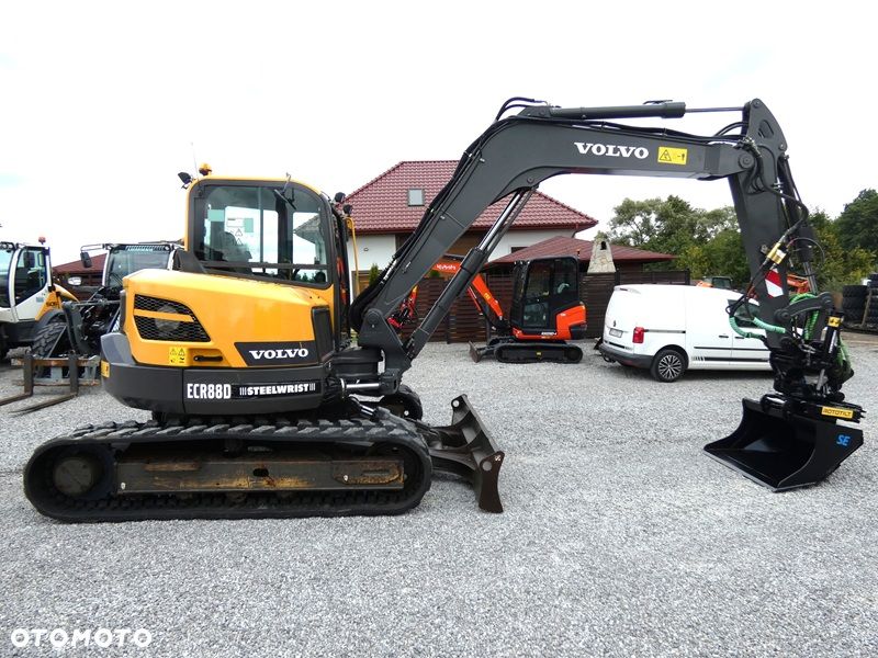 Volvo ECR88D ROTOTILT ZE SZCZYPCAMI / Super Stan / Nowe podwozie / - 1