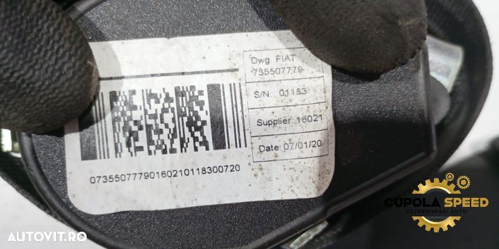 Centura de siguranta stanga fata 735507779 Peugeot Boxer 2 Typ250 [1s - 2