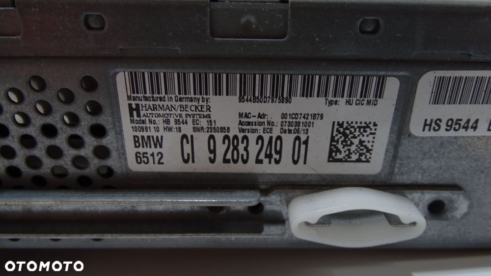 RADIO CZYTNIK NAWIGACJI BMW E87 E90 E91 E92 E93 OE 9239323 (20186236) - 5