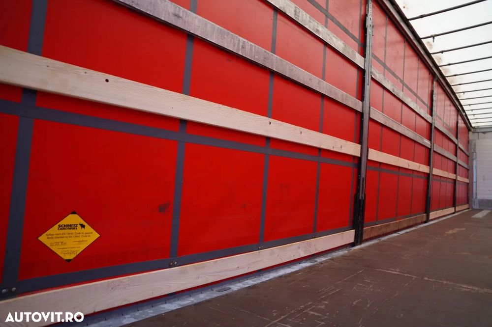 Schmitz Cargobull CORTINĂ / AXĂ RIDICATĂ / ACOPERIȘ RIDICAT / CONTENIER PENTRU PALEȚI - 18