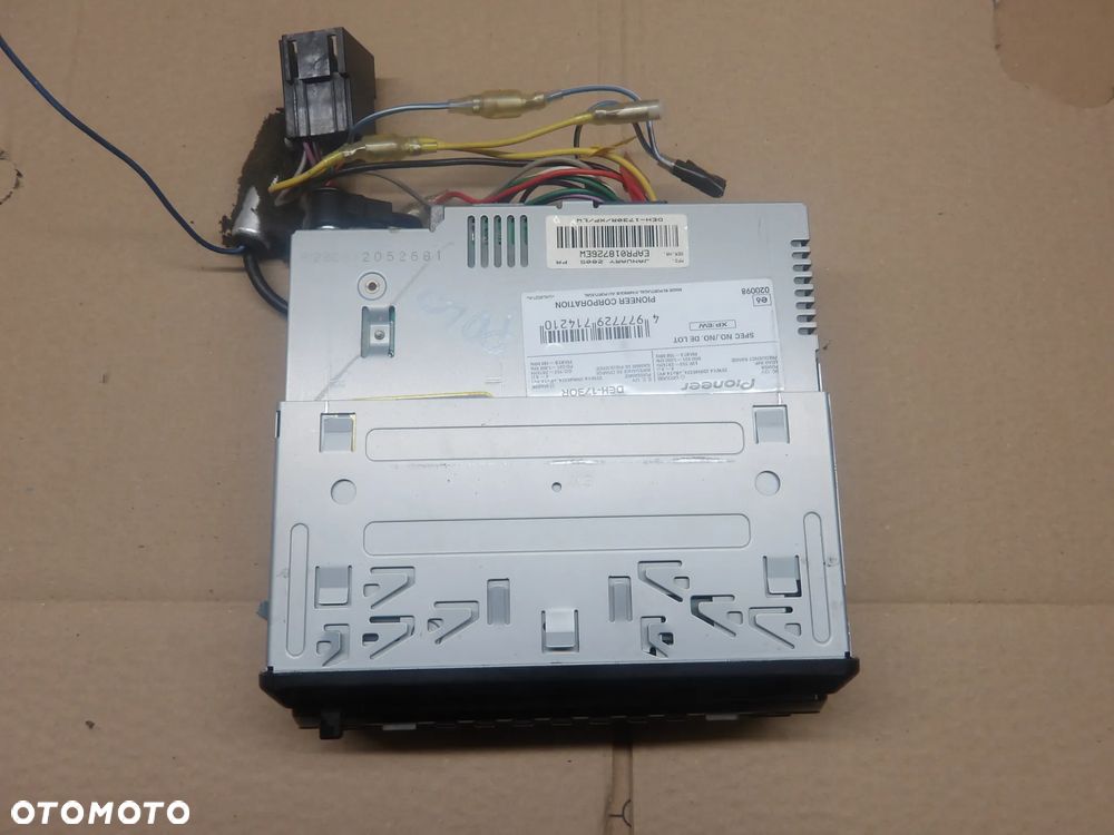 VW POLO IV 9N 3D (01-08) 1.4B RADIO RADIOODTWARZACZ PIONEER - 2