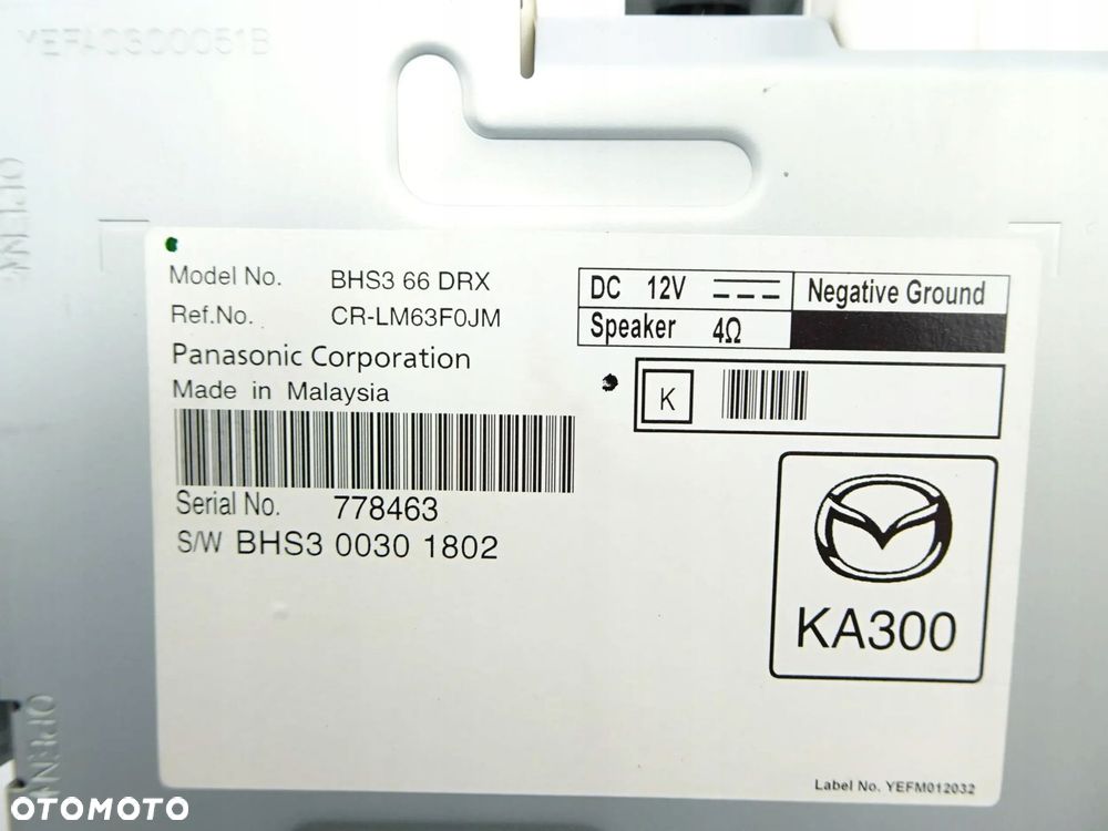wzmacniacz audio mazda 3 iii bm 13-18r., - 4