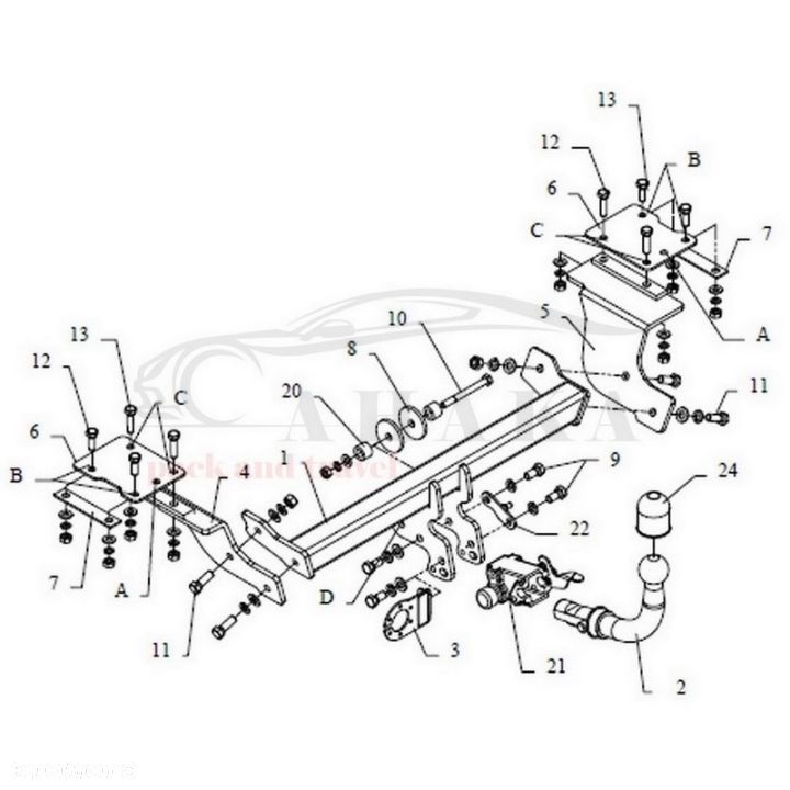 Hak Holowniczy Automat Do Suzuki Swift Hatchback 1996-2003 - 3