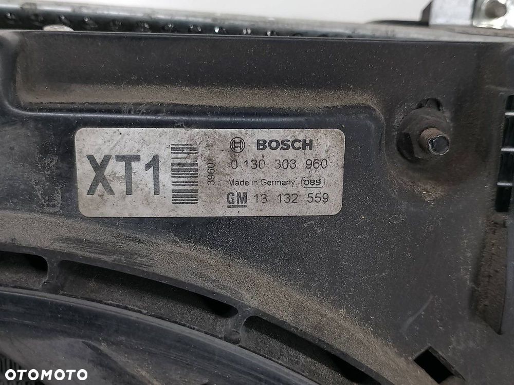 ZESTAW CHŁODNIC Z WENTYLATOREM ASTRA H 24467442 0130303957 13132559 BOSCH - 5