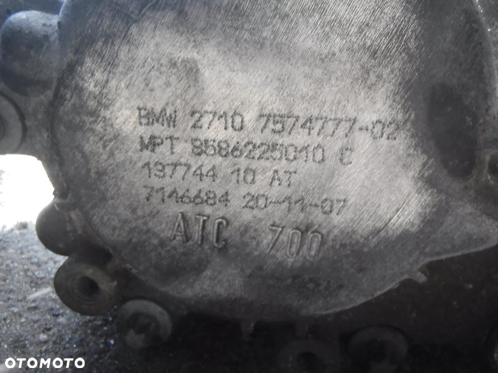 Bmw X5 E70 X6 E71 przekladna kątowa reduktor   3.0 3.5d 35d sd 286 ps M57  306D5 7574777  7146684 6HP28X 7146684 nastawnik - 6