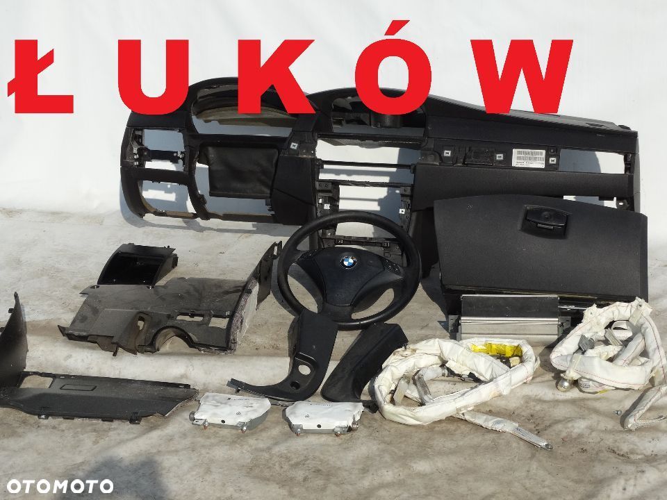 BMW E60 E61 Konsola Deska Airbag Napinacze Kurtyny PrzedLift - 1