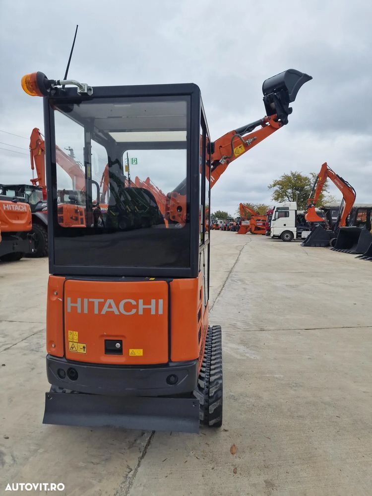 Hitachi ZX19, Masa operat 2tone, 2019, 1.596h, LAMA, CUPLA RAPIDA+3 CUPE, Senile extensibile, latime strans 0,98m, Inst picon, cabina, radio, senile 80% ok, STARE FOARTE BUNA, posibilitate leasing 4 ani, rata lunara 2.000 lei-PROMOTIE-17.900EUR+Tva - 37