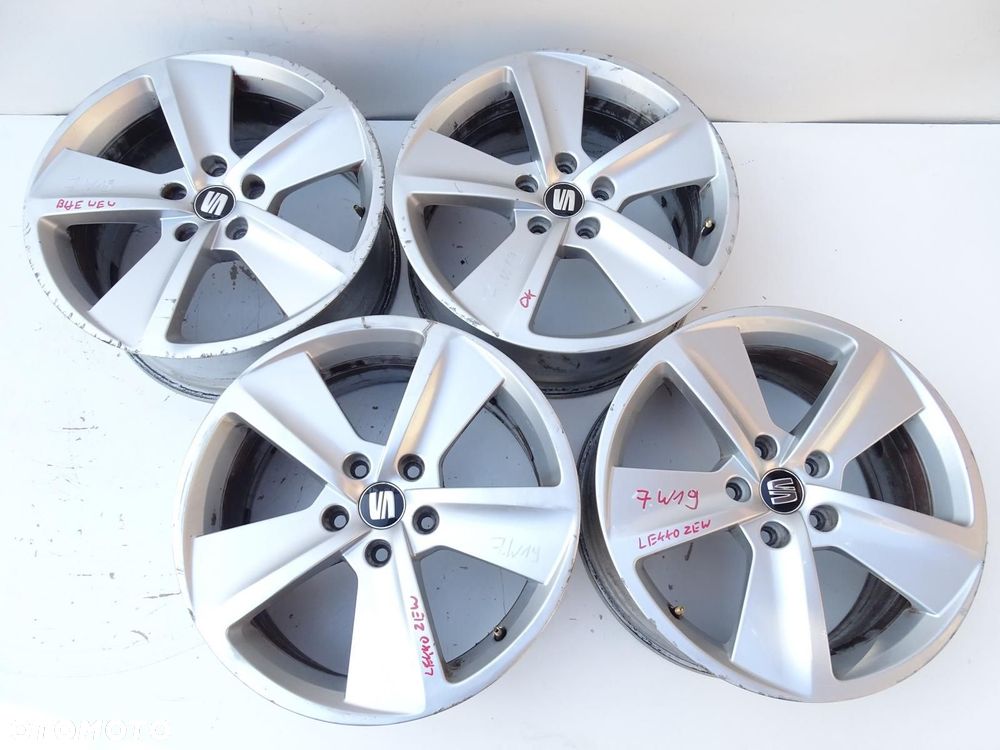 ALUFELGI FELGI 17 5x112 7,5" ET 51 5F0601025B SEAT LEON III FR GOLF VII - 1
