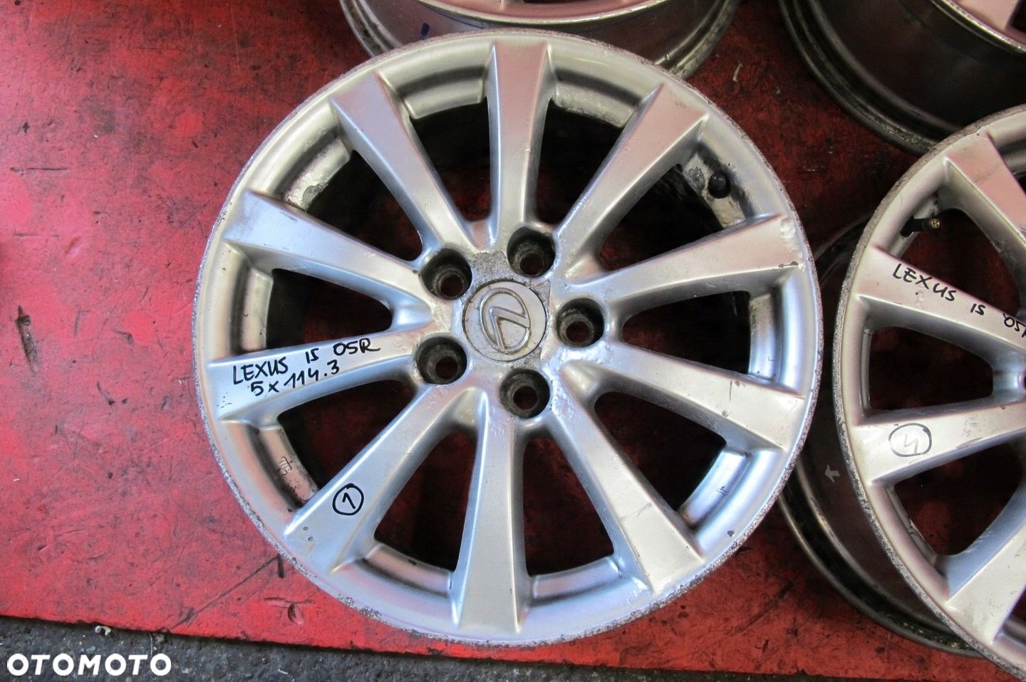 LEXUS IS II 2 FELGI ALUMINIOWE 17 8J 5x114.3 ET45 KOMPLET - 2