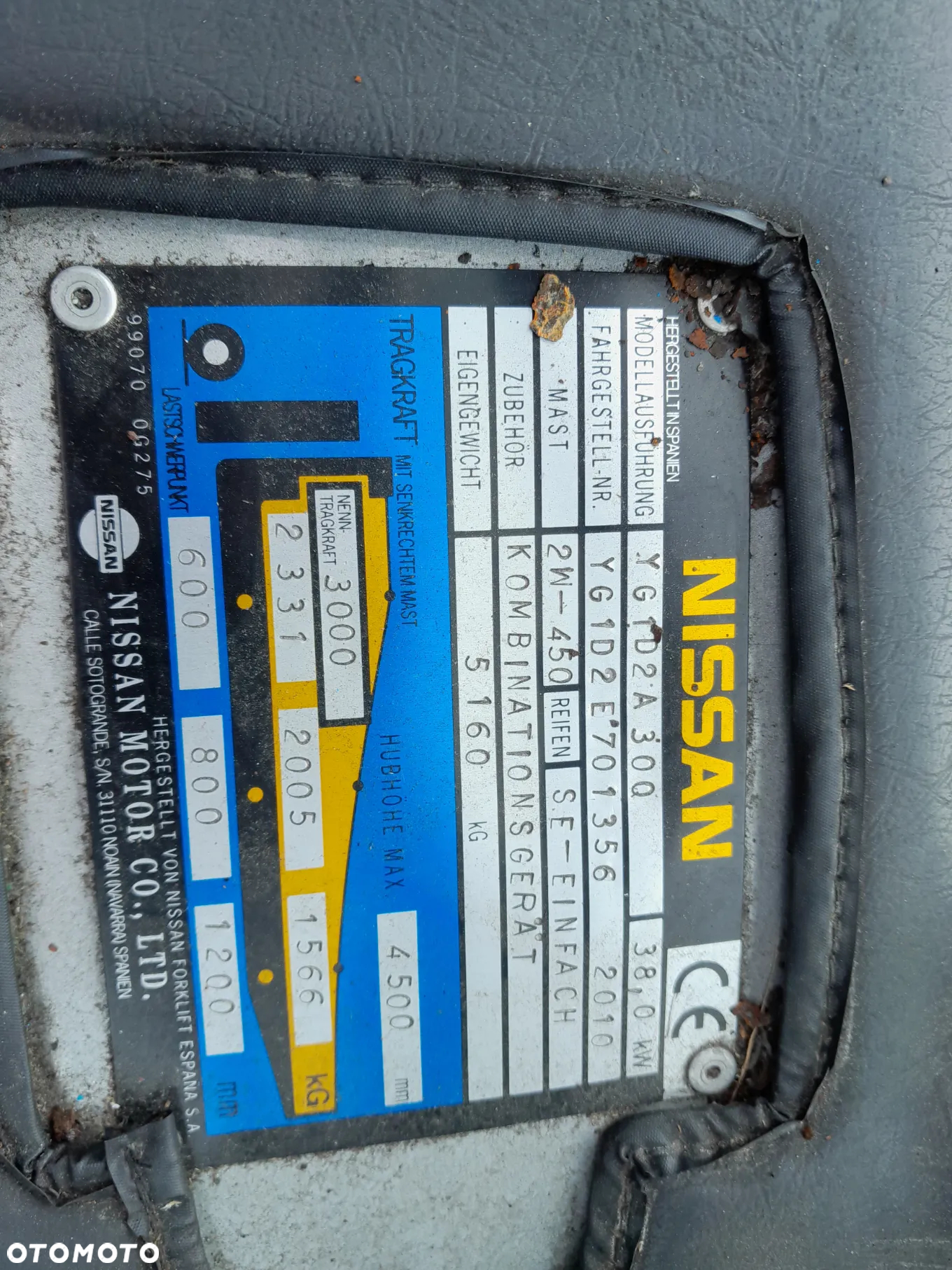 Nissan YG1D2A30Q - 11
