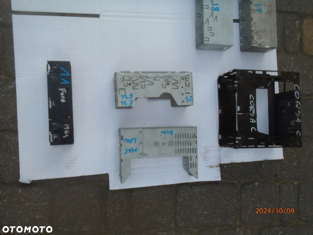 ramka radia 2 din 1 din bmw lanos nubira matiz spark ford fiat croma stilo ducato boxer jumper iveco opel combo c corsa c meriva inne oryginał wszystko do tych fiatów - 11