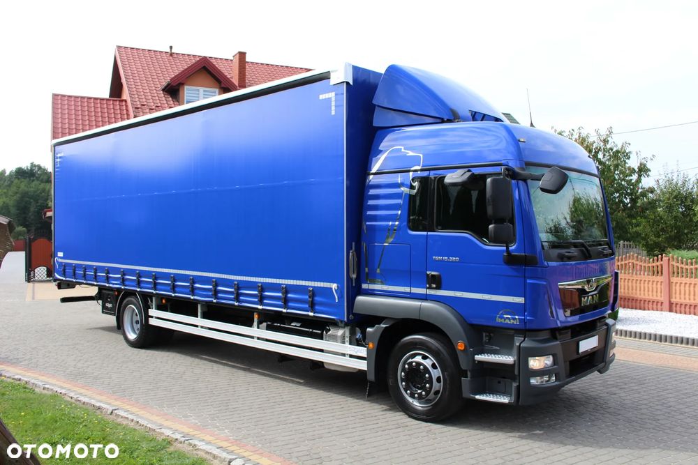 MAN TGM 15.320 / POLSKI SALON/ AUTOMAT/ PLANDEKA / FIRANKA / TGL - 4