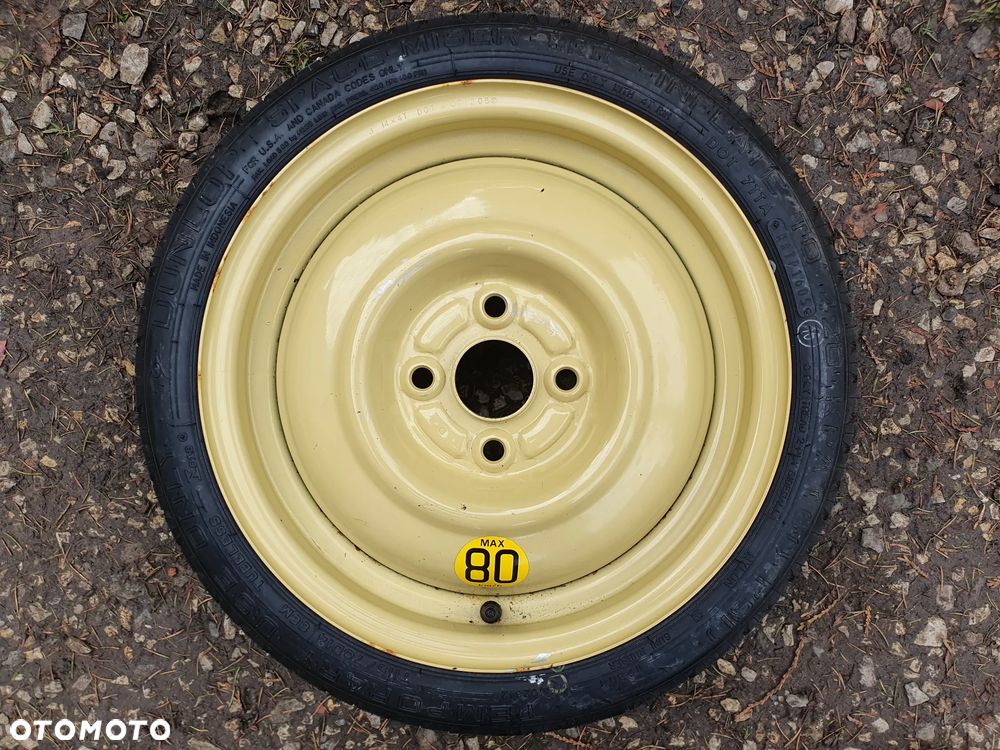 KOŁO ZAPASOWE DOJAZDOWE R14 4X100 HYUNDAI KIA TOYOTA MAZDA 115/70R14 POSIADAM 5 SZT - 8