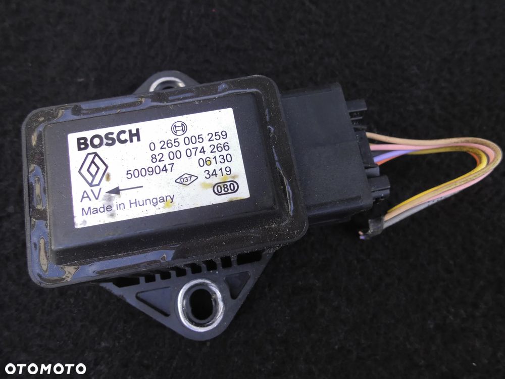 SCENIC II CZUJNIK ESP MODUŁ SENSOR 0265005259 8200074266 RENAULT WTYCZKA INSTALACJA - 1