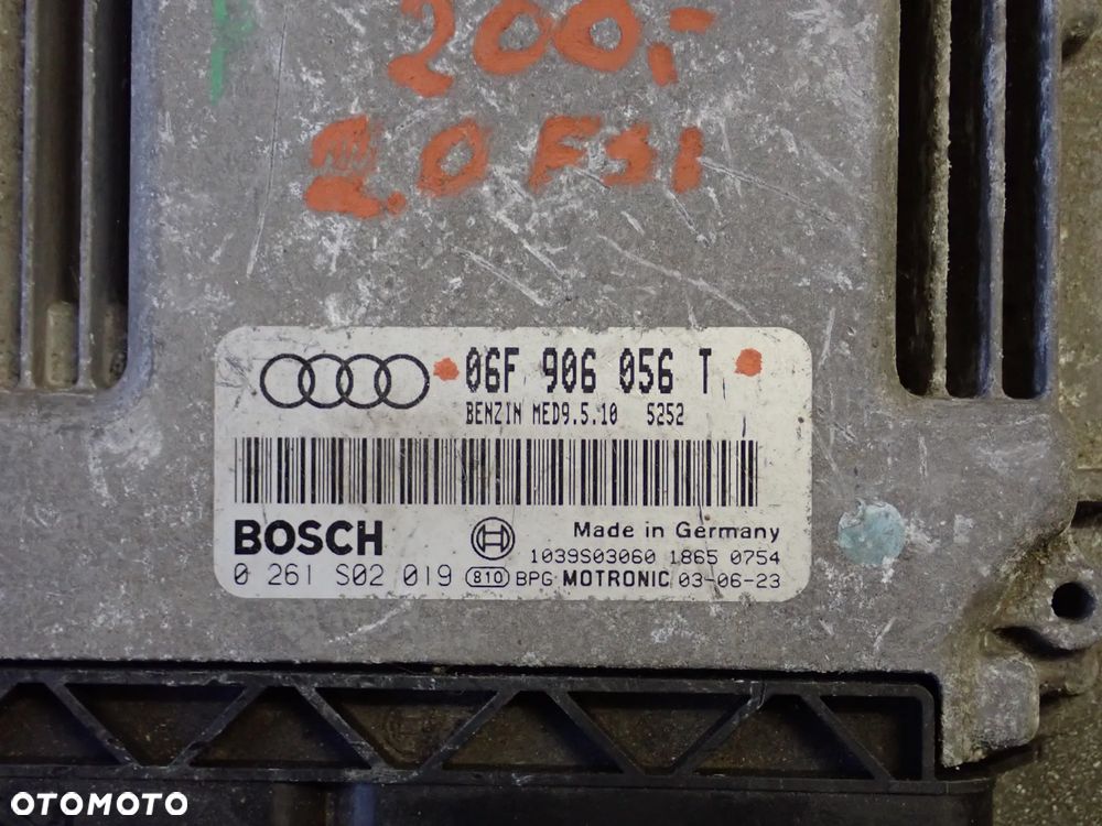 AUDI A3 8P 2.0 FSI KOMPUTER STEROWNIK SILNIKA 06F906056T - 2