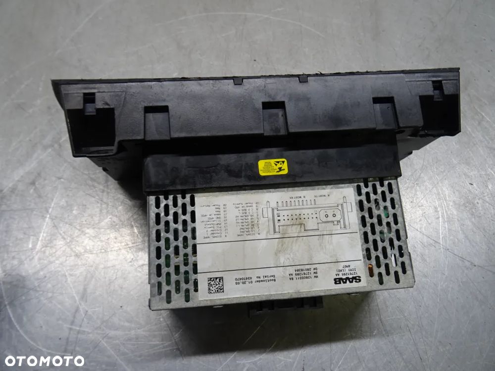 SAAB 93 II 02-06 1.9TID RADIO 12761295 AA - 5