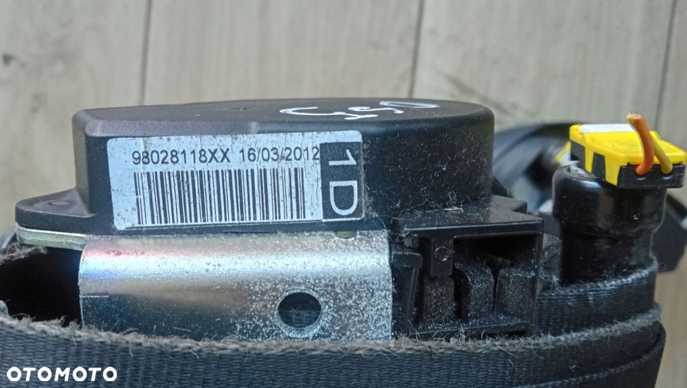 pasy bezpieczeństwa citroen ds v 5 przód lewy prawy 98028118xx - 2