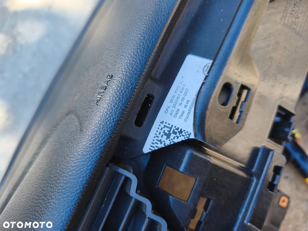 DESKA ROZDZIELCZA KONSOLA AIRBAG PODUSZKI PASY OPEL ASTRA K V - 12