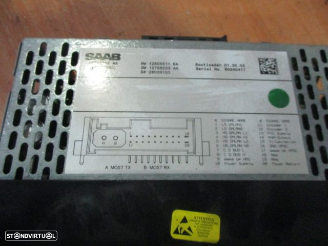 Radios 12768218AA SAAB 93 2006 ORIGINAL - 4