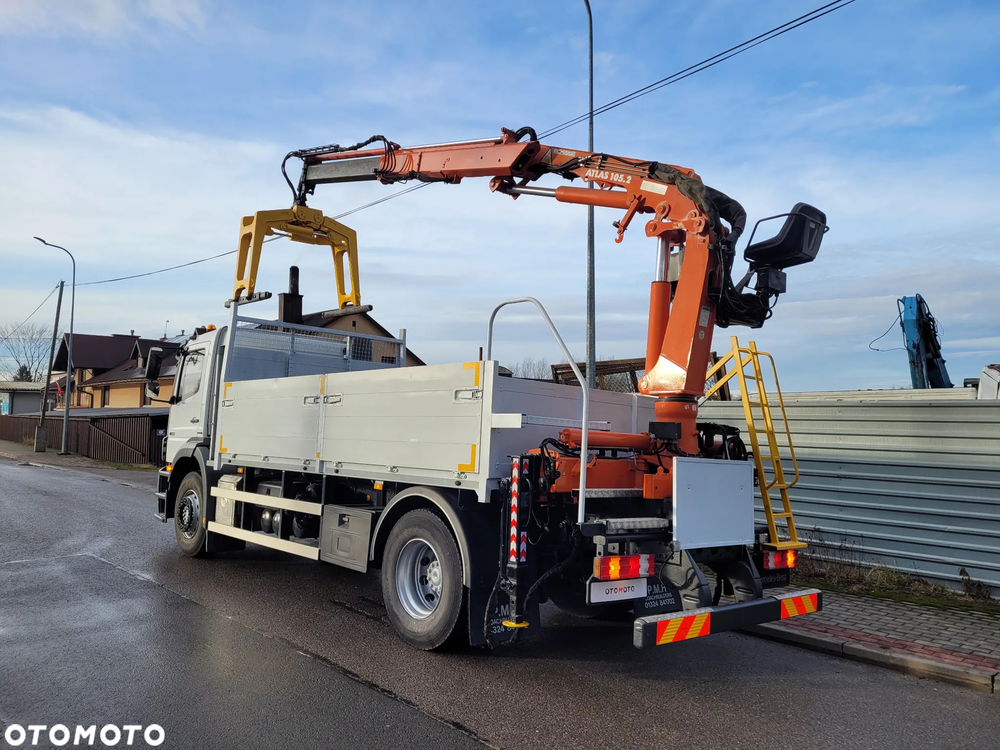 Mercedes-Benz AXOR 1833 330KM HDS ŻURAW DŹWIG SIODEŁKO KRÓTKI ROZSTAW OSI - 3