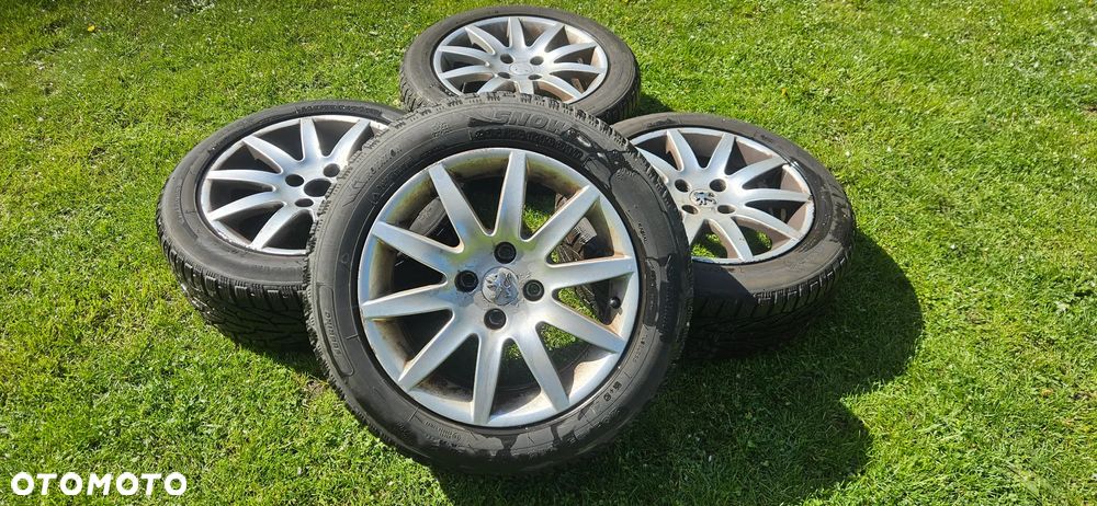 Koła 205/55/16 felgi aluminiowe opony zimowe Peugeot 207 307 308 - 1