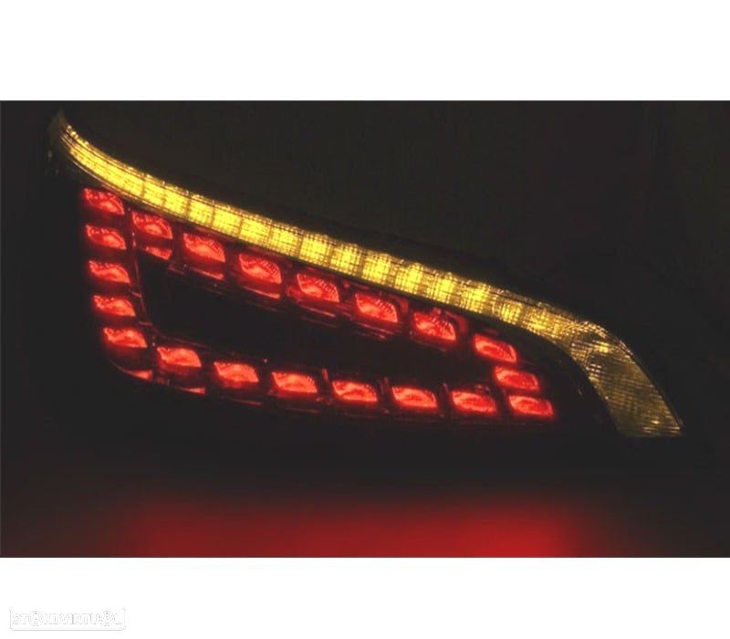 FAROLINS TRASEIROS PARA AUDI Q5 08- LED FUNDO PRETO FUMADO - 2
