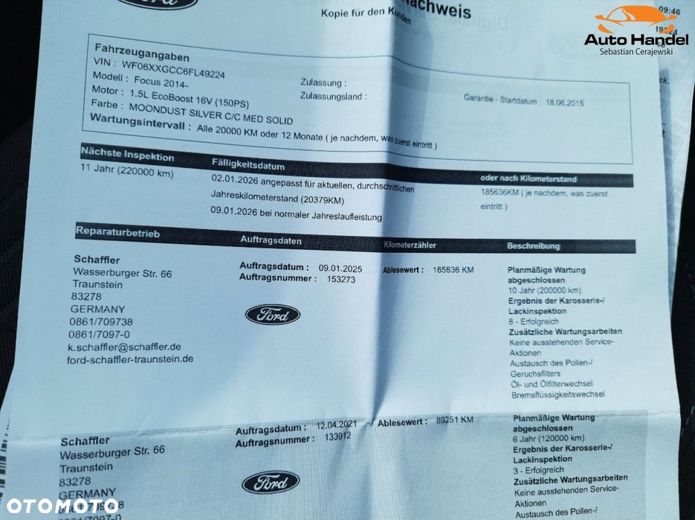 Ford Focus 1.5 EcoBoost STart-Stopp-System TITANIUM - 10