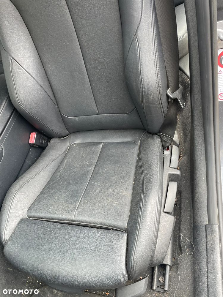 Fotele kanapa boczki bmw F30 skóra M pakiet podgrzewane - 2