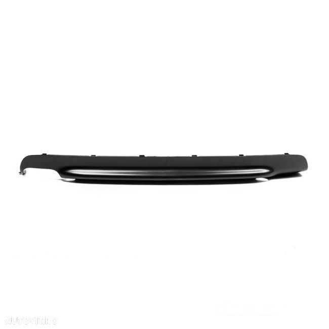 Difuzor Performance Bara Spate M Evacuare Dubla Stanga BMW E46, Negru, Prinderi Cleme Originale - 2