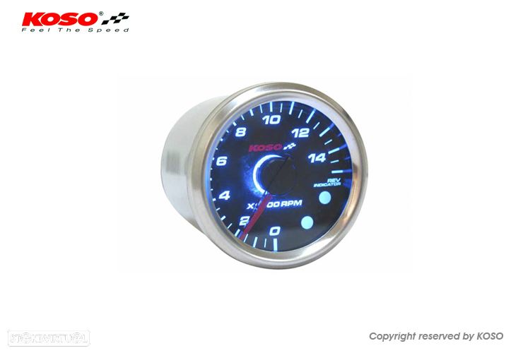 conta rotações universal koso d48 gp style 48mm - 1