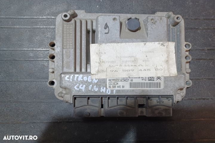 Calculator motor ECU 9658944580 - 1.6 HDI 9658944580 - 1.6 HDI Citroe - 1