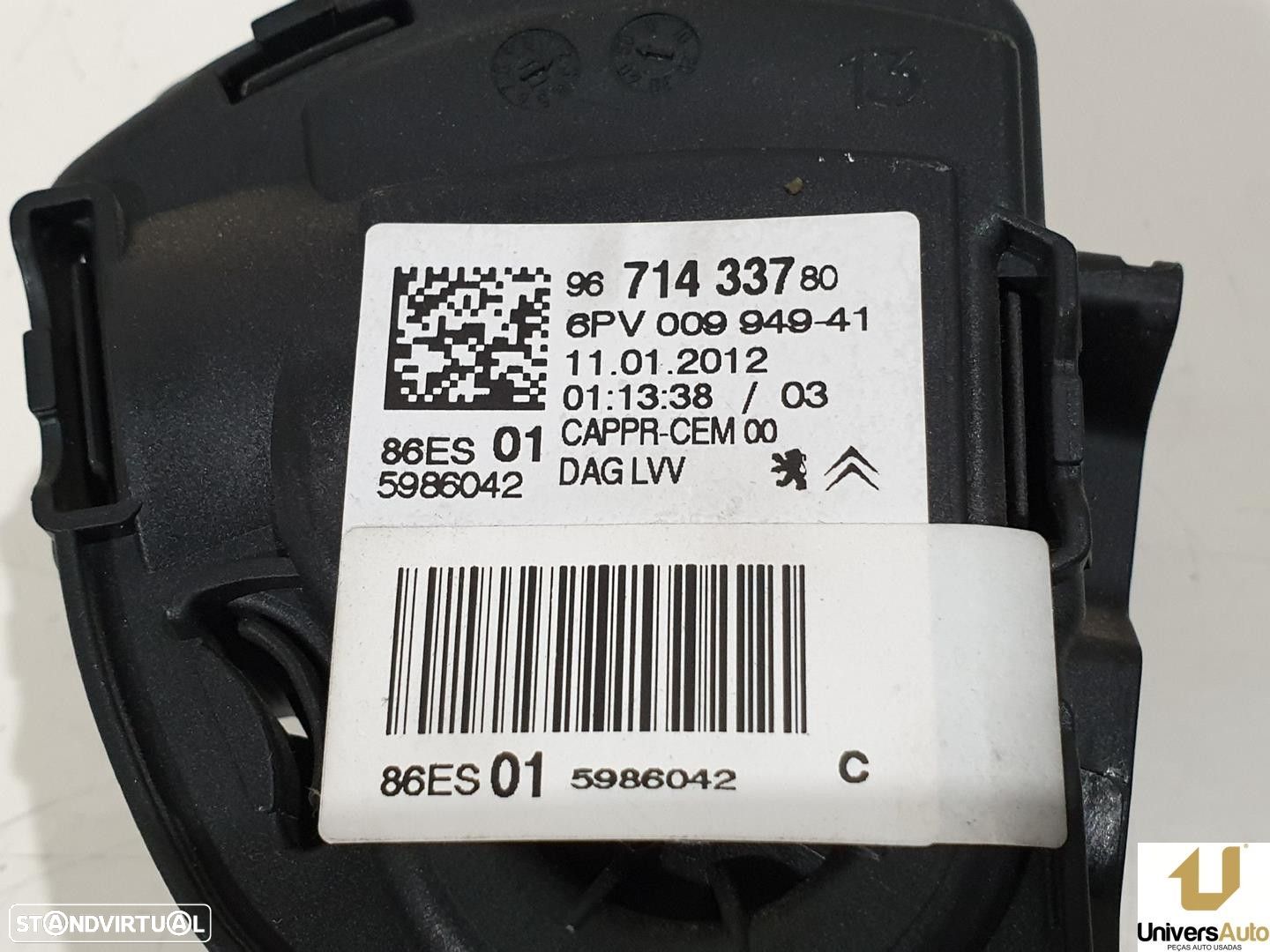 POTENCIOMETRO PEDAL PEUGEOT 308 SW 2007 -9671433780 - 1