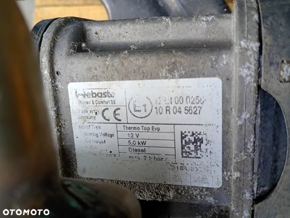 webasto ogrzewanie postojowe thermo top 12v 5kw vw transporter t6 2018r 7e0815071e - 5