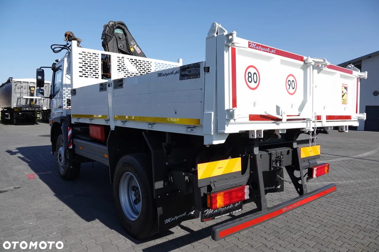 Mercedes-Benz ATEGO 16.24 / 4X4 / WYWROTKA + HDS HIAB 111 BS-2  / PILOT /  ROTATOR /MANUAL - 22