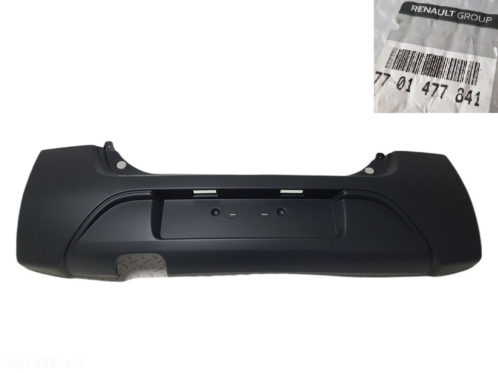 FABRYCZNIE NOWY ORYGINALNY ZDERZAK TYLNY TYŁ RENAULT TWINGO II 2 07-12 7701477841 - 1