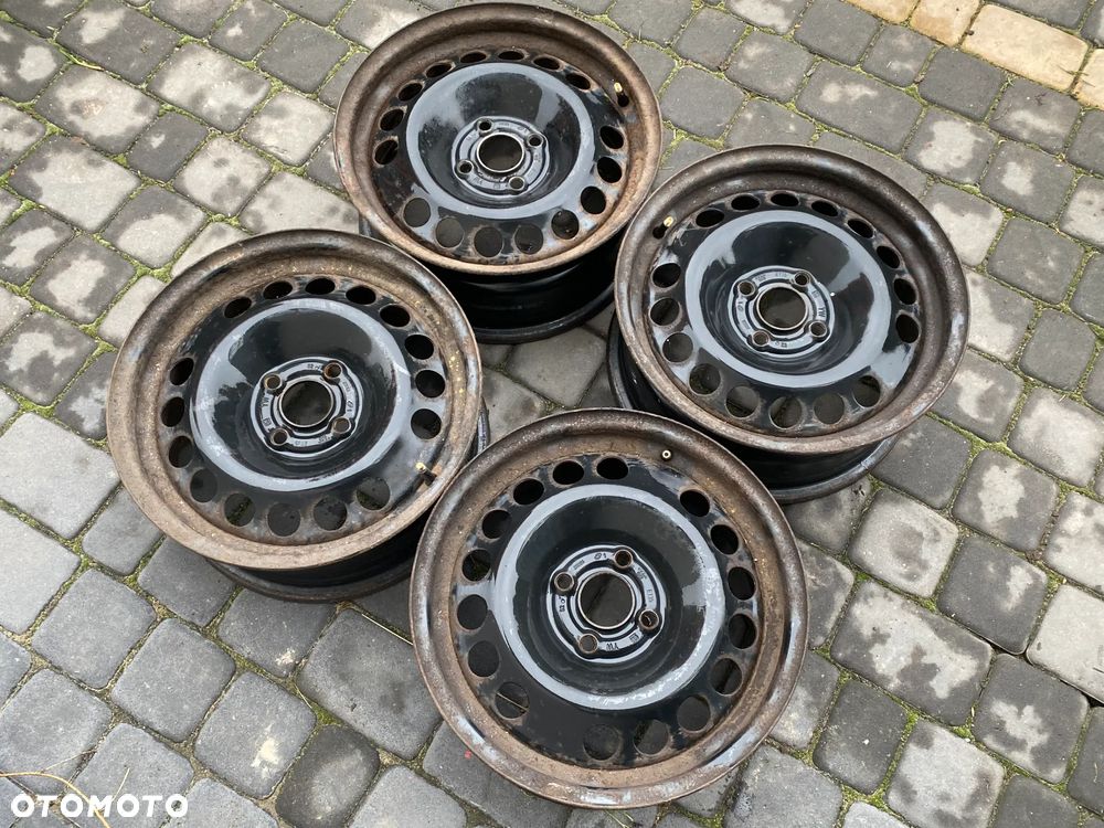 Opel Astra H MERIVA FELGI STALOWE 15 4x100 ET35 6,5Jx15H2 - 3