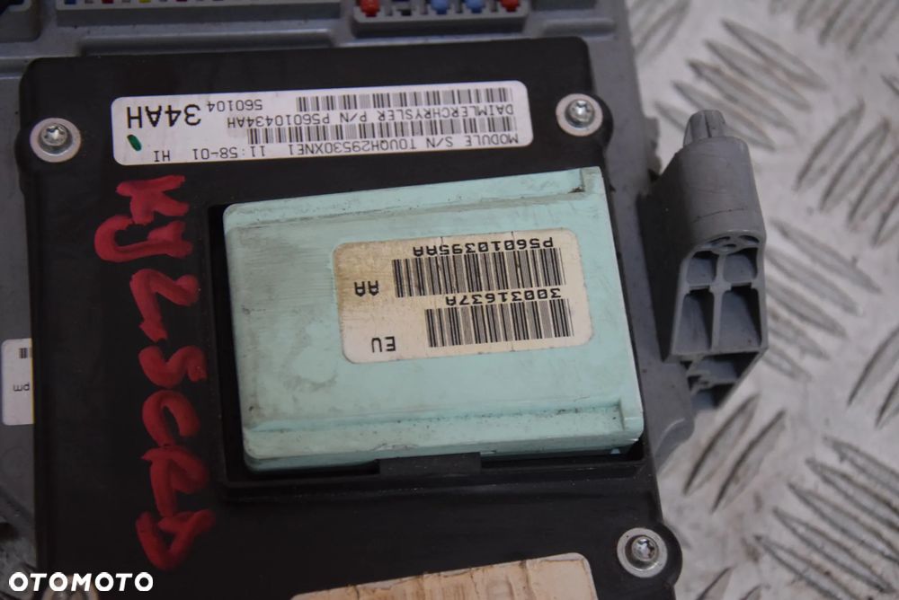 JEEP CHEROKEE KJ 2.5 CRD STACYJKA KLUCZYK KOMPUTER ZESTAW DO ODPALANIA KPL. - 6