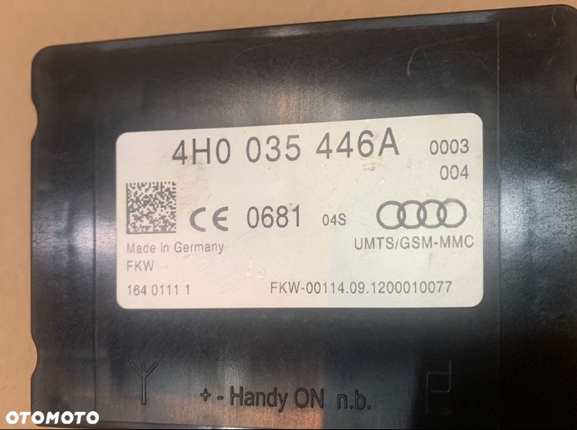 4H0035446A moduł wzmacniacz anteny audi a5 8t lift a4 b8 - 3