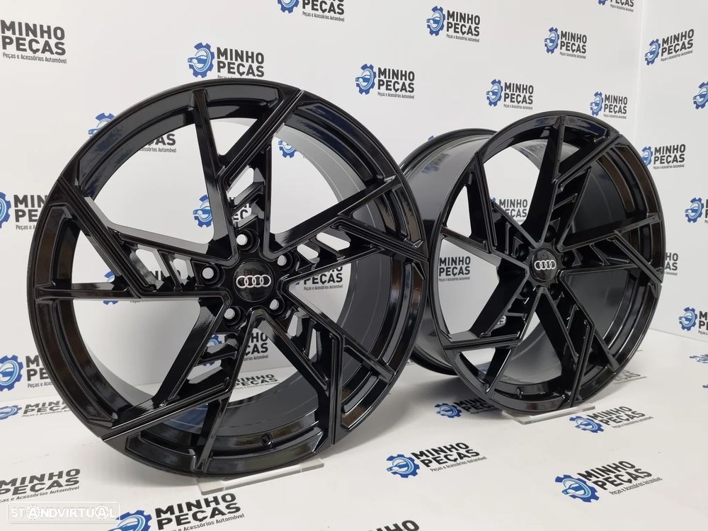 Jantes Look Audi ABT Legacy em 19 Preto Brilho (5x112) - 3