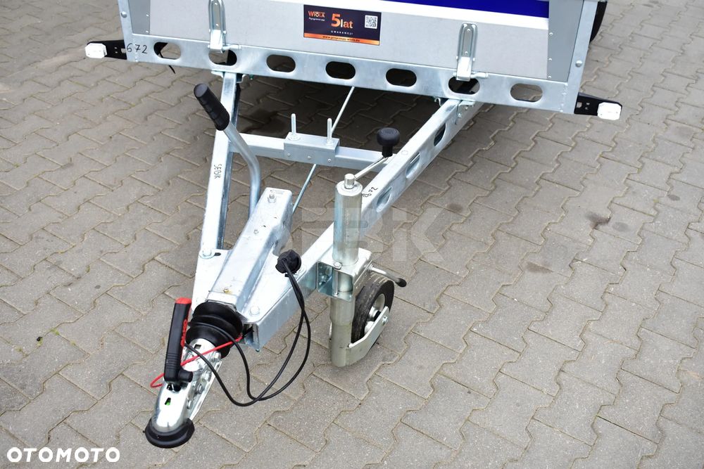 Wiola Mocna przyczepa lekka hamowana SILEZIA KOMFORT MAX 302 x 152 cm. DMC. 750 kg. DOSTAWA!! - 9