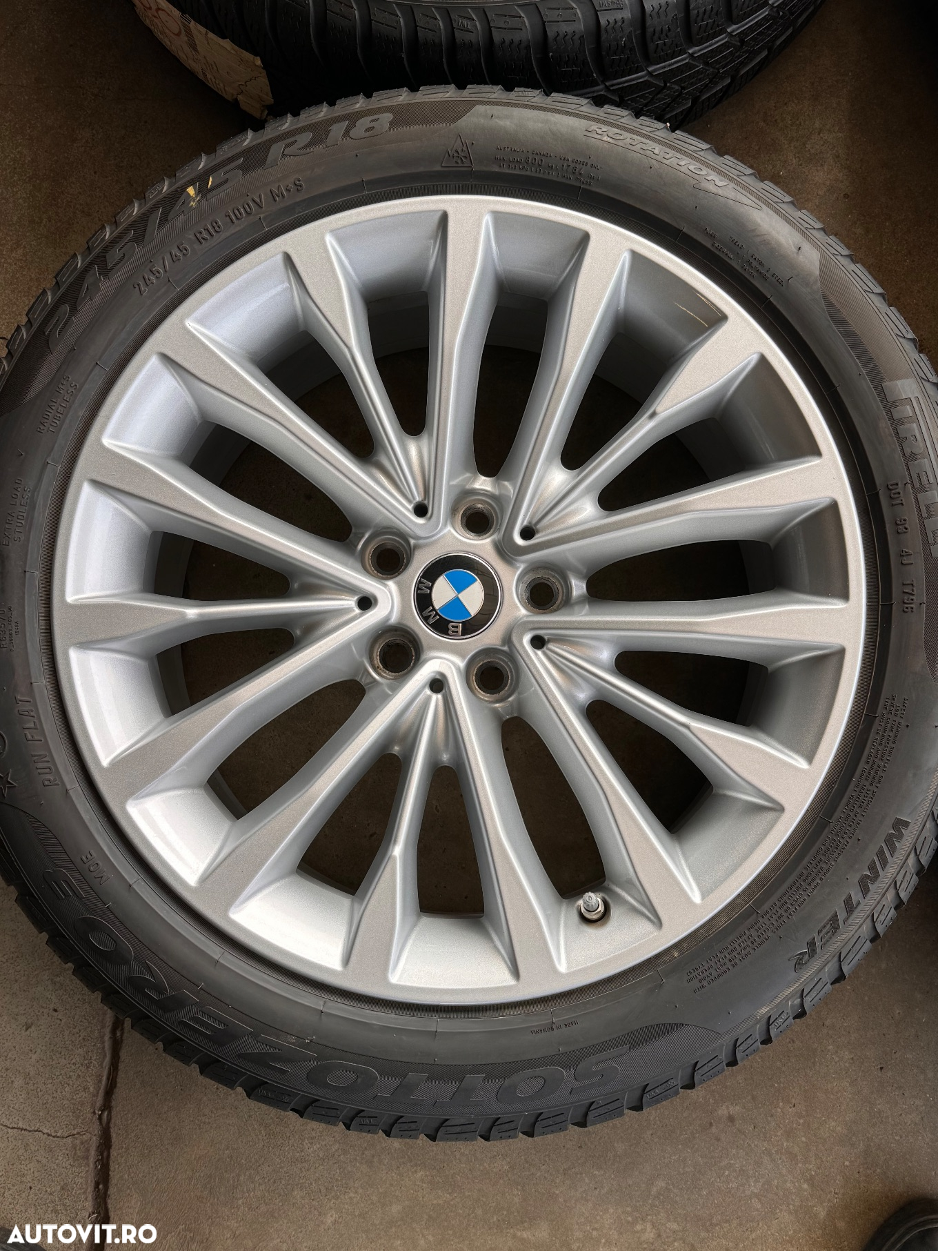 Vând jante originale BMW G30-31 pe 18” cu anvelope de iarnă - 6
