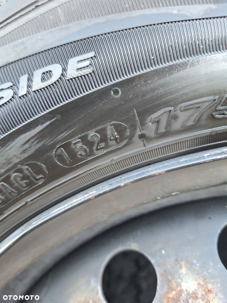 FELGI STALOWE 15 CALI ,OPONY 175/65R15- FIAT GRANDE PUNTO-4x98 /ET 43 - 10